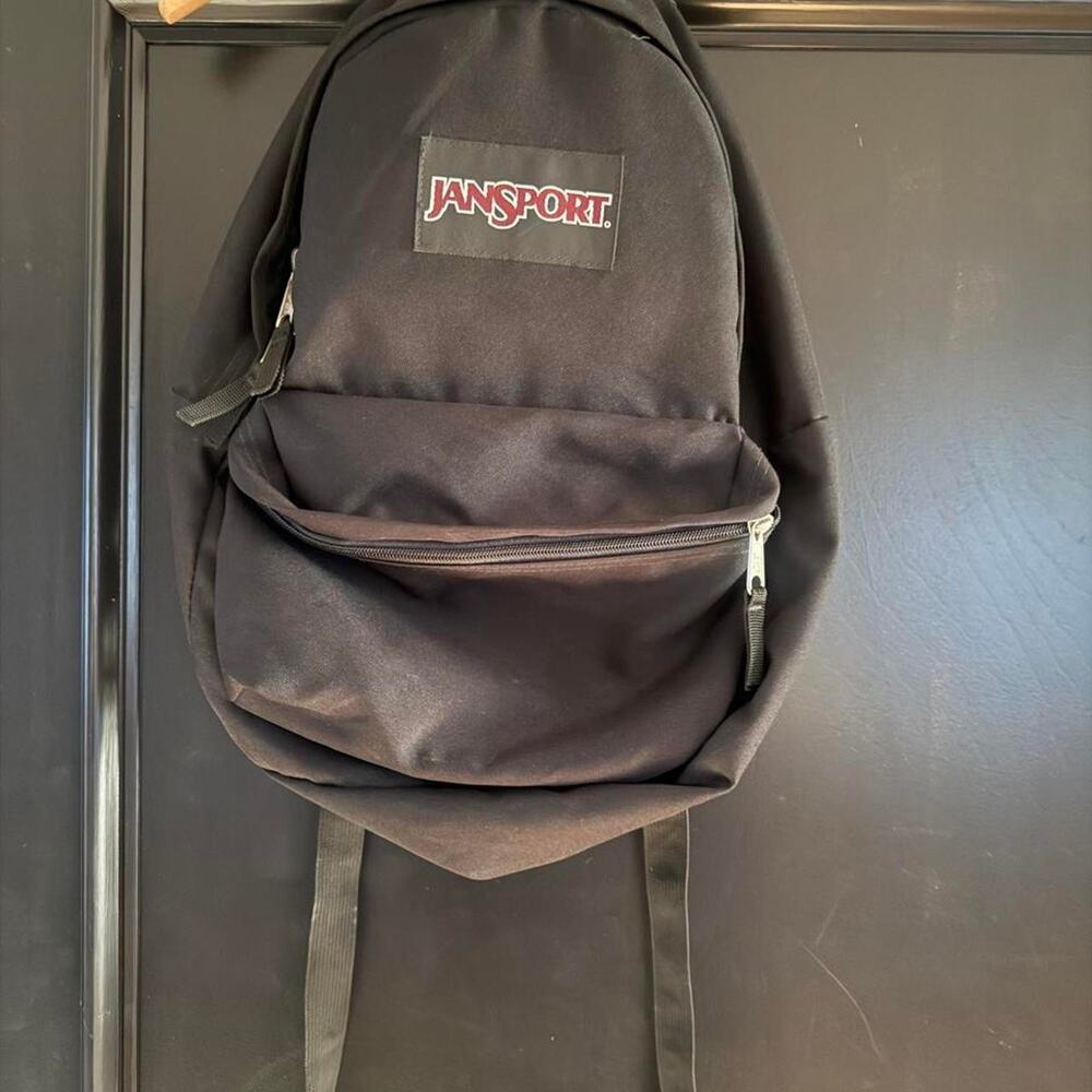 Jansport black backpack classic school